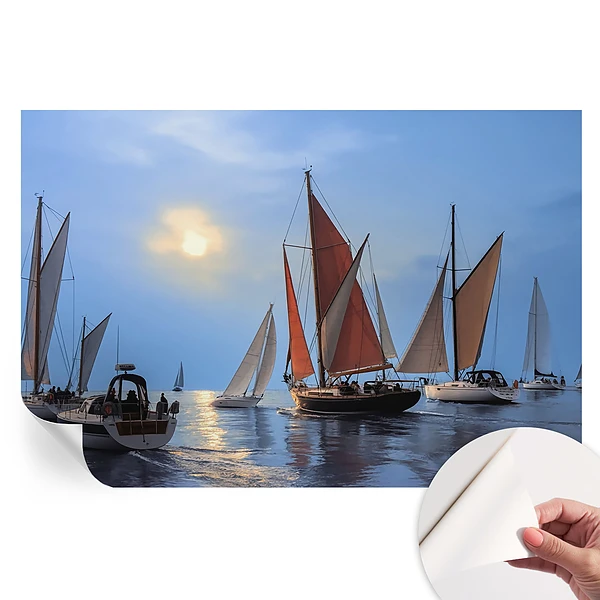 Fototapet modern pentru sufragerie Aventură pe mare