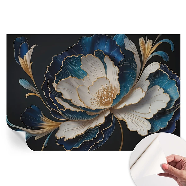 Fototapet autoadeziv cu model floral
