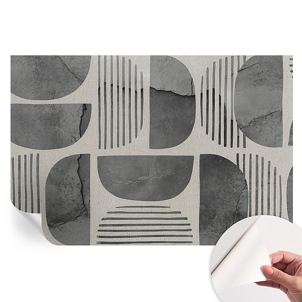 Fototapet autoadeziv cu forme geometrice