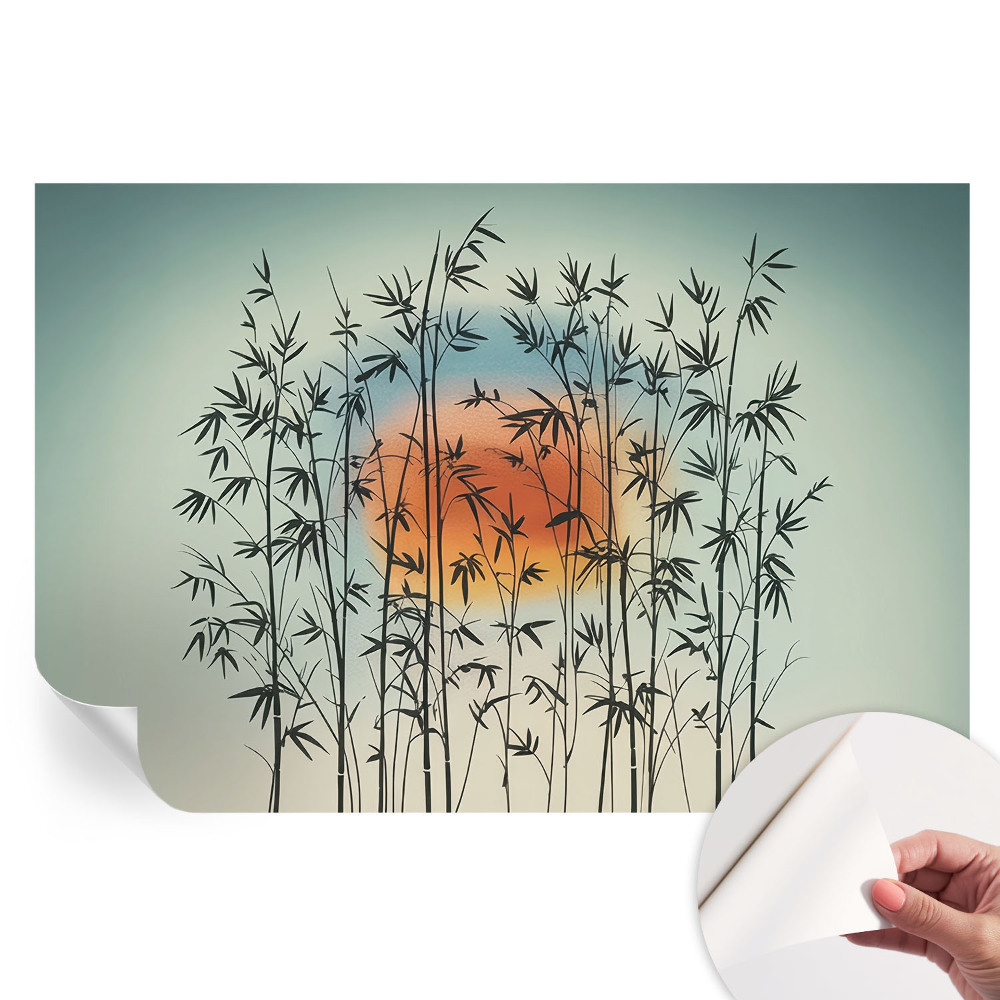 Tapet autoadeziv pentru camera de zi Vestul Armonios