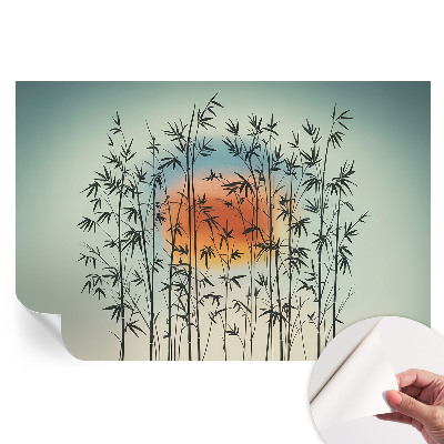 Tapet autoadeziv pentru camera de zi Vestul Armonios