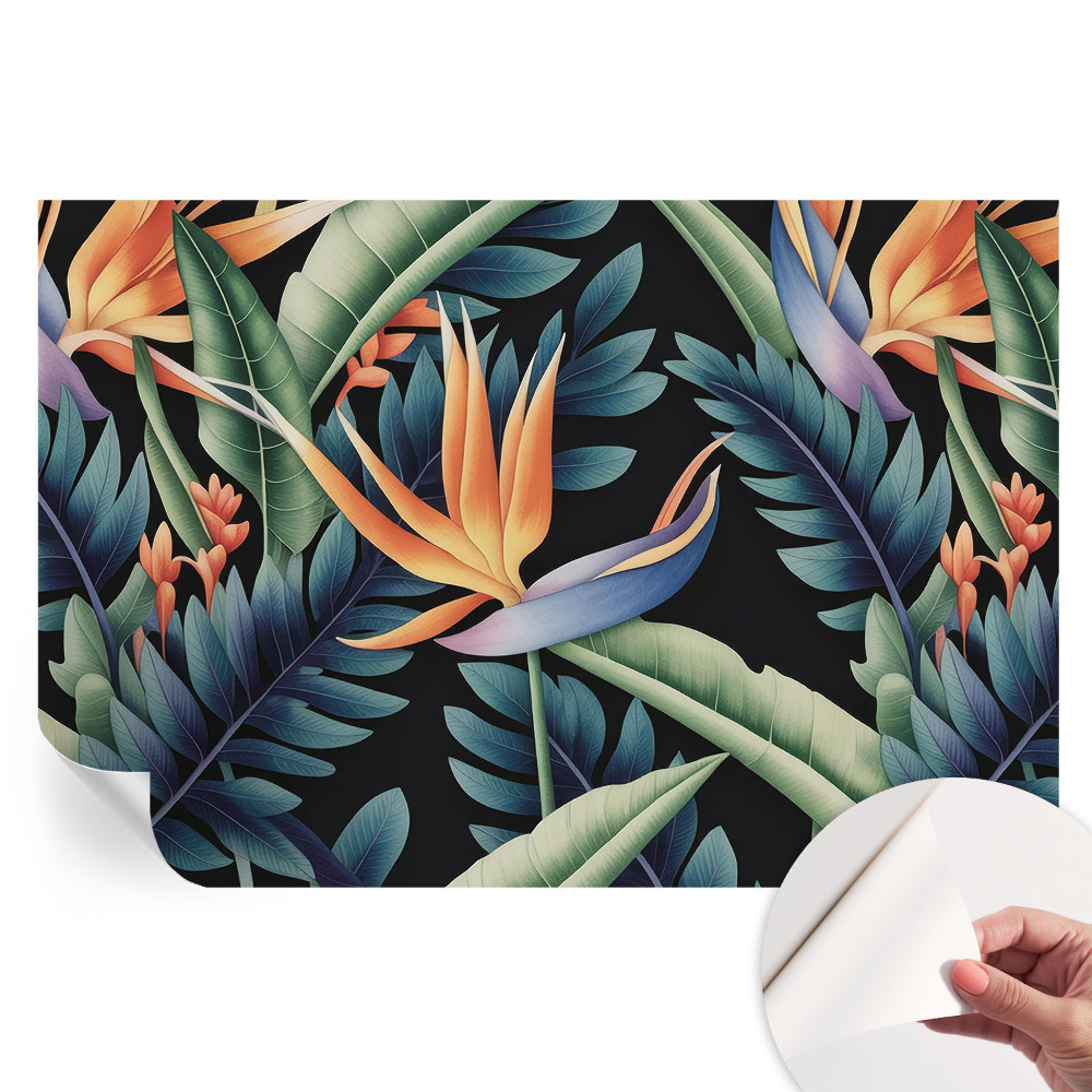 Fototapet modern pentru sufragerie Tema Paradisului