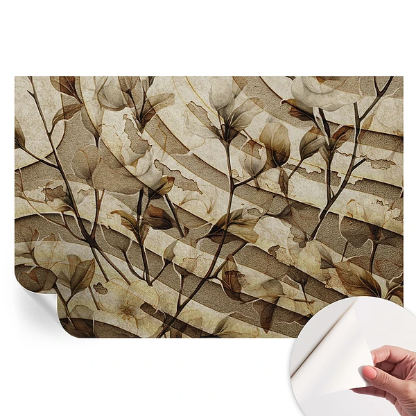 Fototapet modern Flora clasică pentru sufragerie