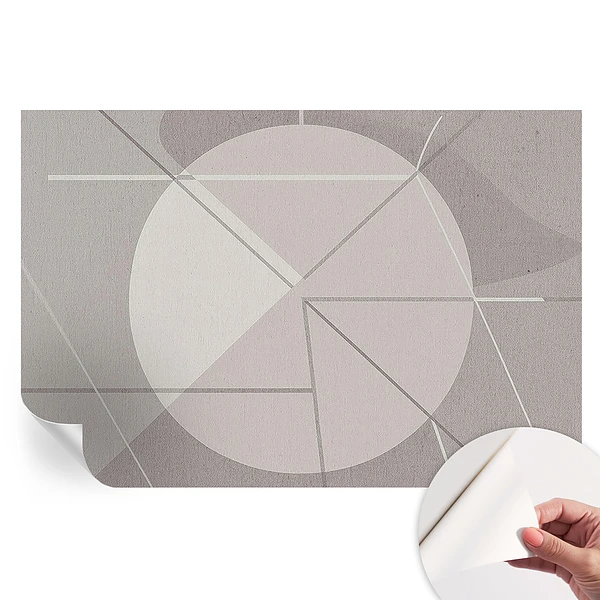 Tapet fotografic autoadeziv cu model geometrie abstractă