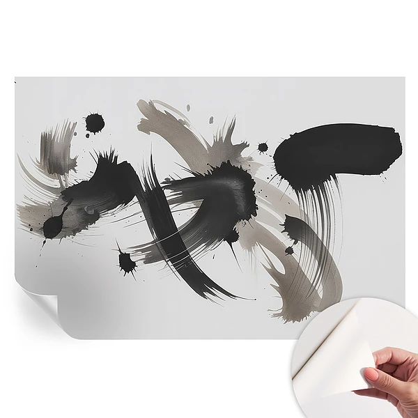 Fototapet modern pentru sufragerie cu model abstract