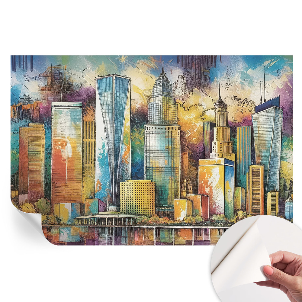 Tapet fotografic autoadeziv Panorama orașului