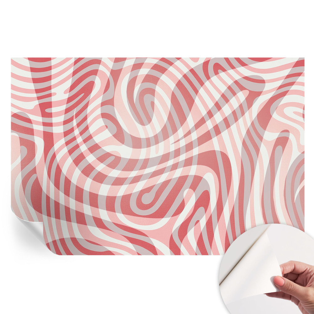 Fototapet autoadeziv Linii ondulate