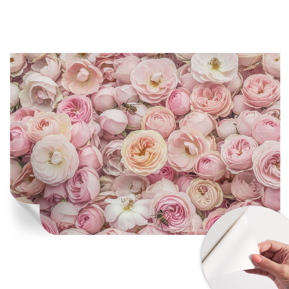 Fototapet autoadeziv pentru dormitor Flori frumoase