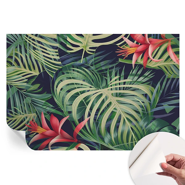 Tapet fotografic autoadeziv cu plante exotice