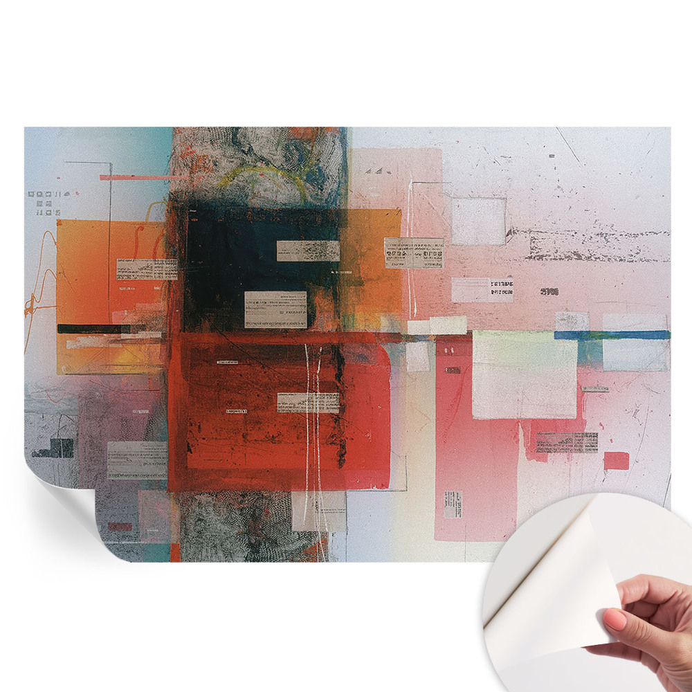 Fototapet modern pentru sufragerie Compoziție abstractă