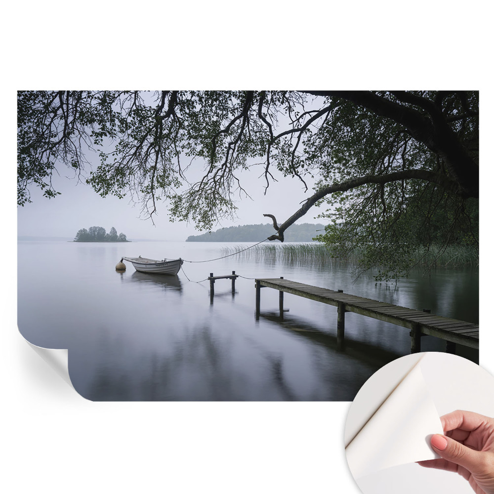 Tapet autoadeziv pentru camera de zi Un lac calm