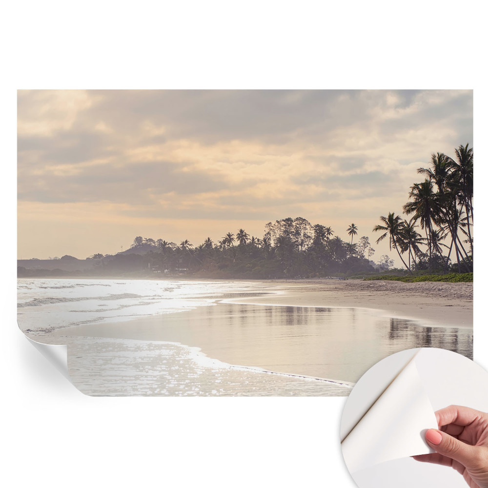 Fototapet modern pentru sufragerie Dimineață la plajă