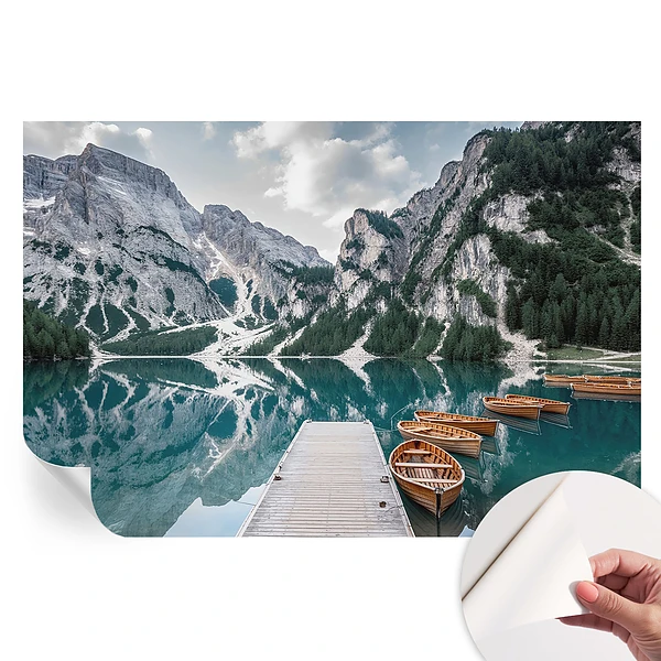 Tapet fotografic autoadeziv cu panoramă montană