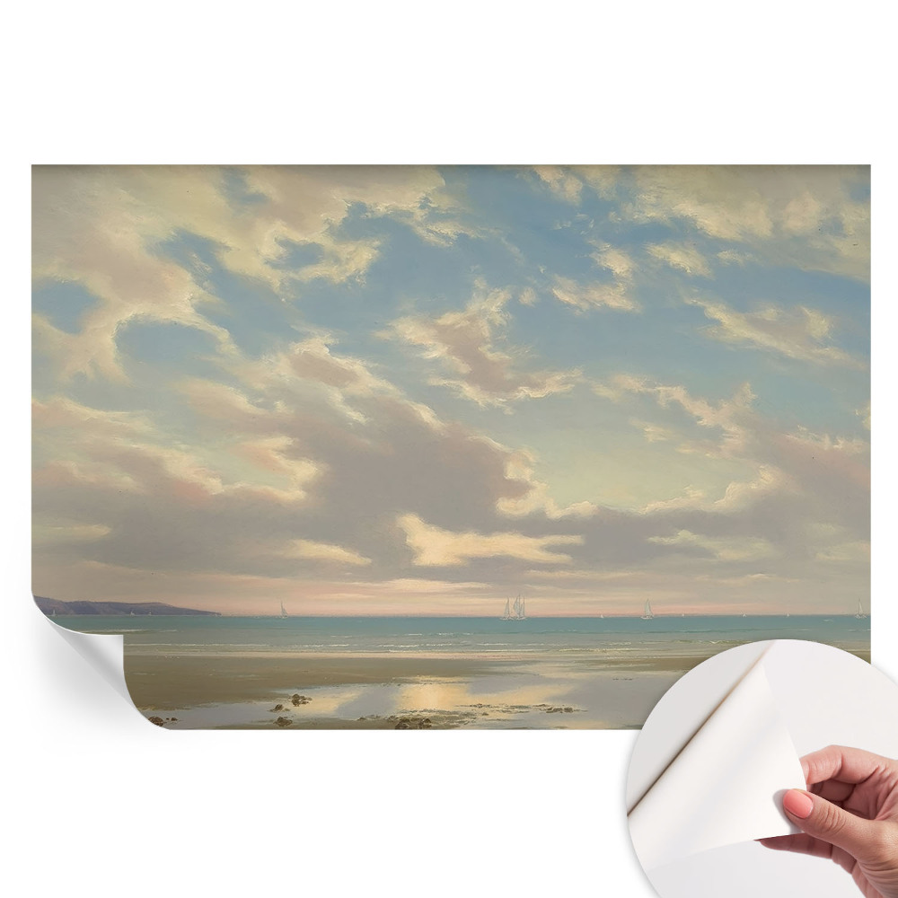 Tapet autoadeziv pentru camera de zi Un țărm liniștit