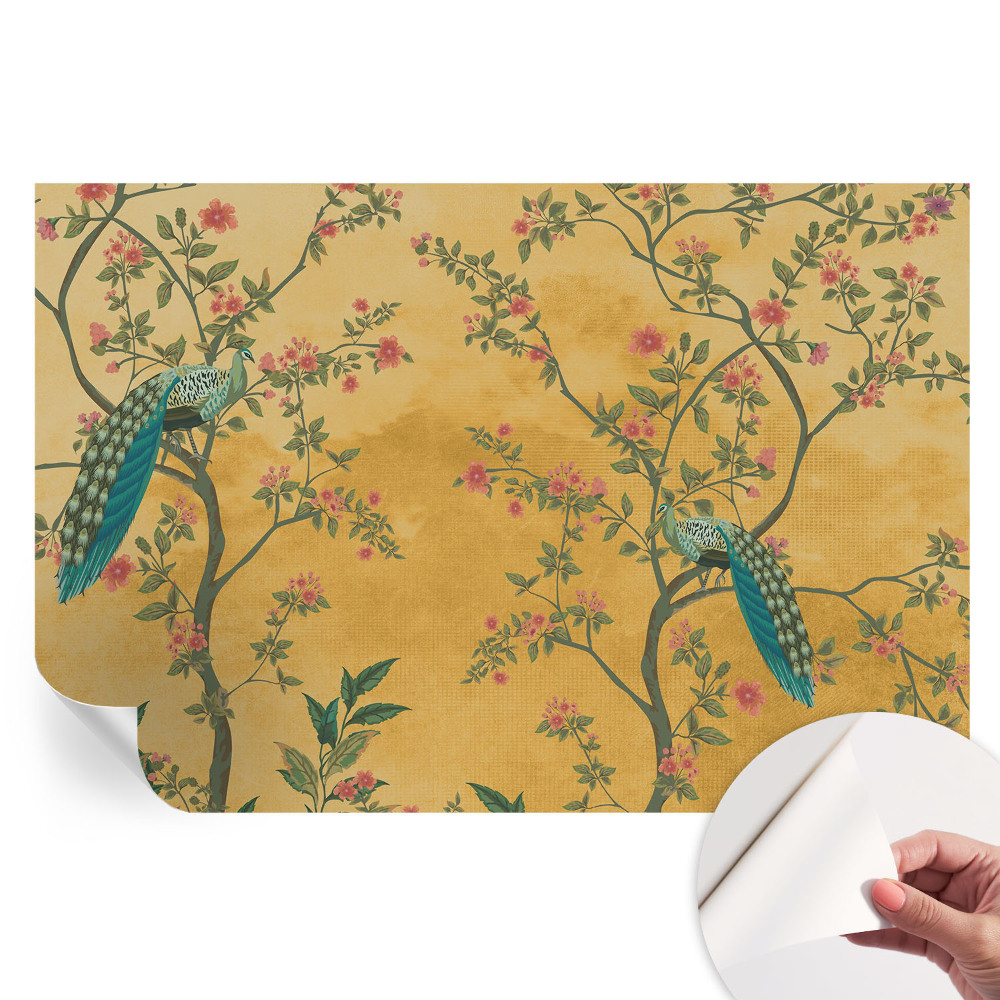 Tapet fotografic autoadeziv Păuni