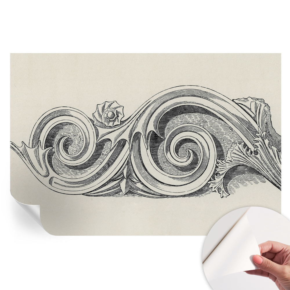 Fototapet autoadeziv Ornament vegetal