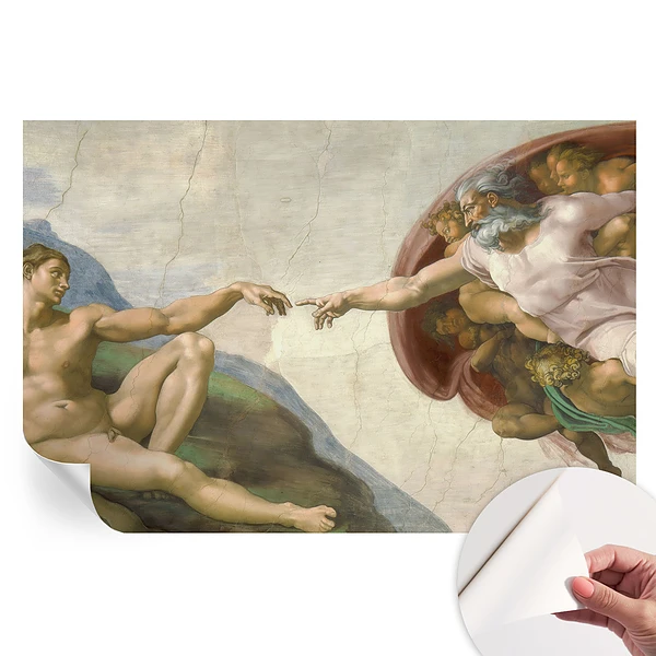 Fototapet modern pentru sufragerie Contact spiritual