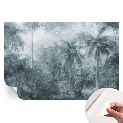 Fototapet autoadeziv cu vegetație tropicală