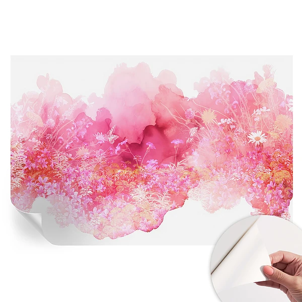 Tapet fotografic autoadeziv cu model floral