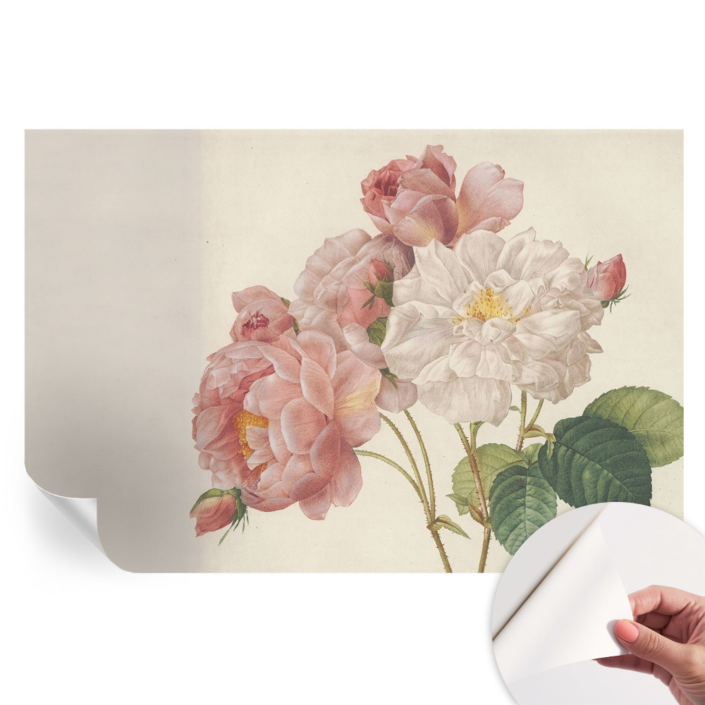 Fototapet modern pentru sufragerie Trandafiri romantici