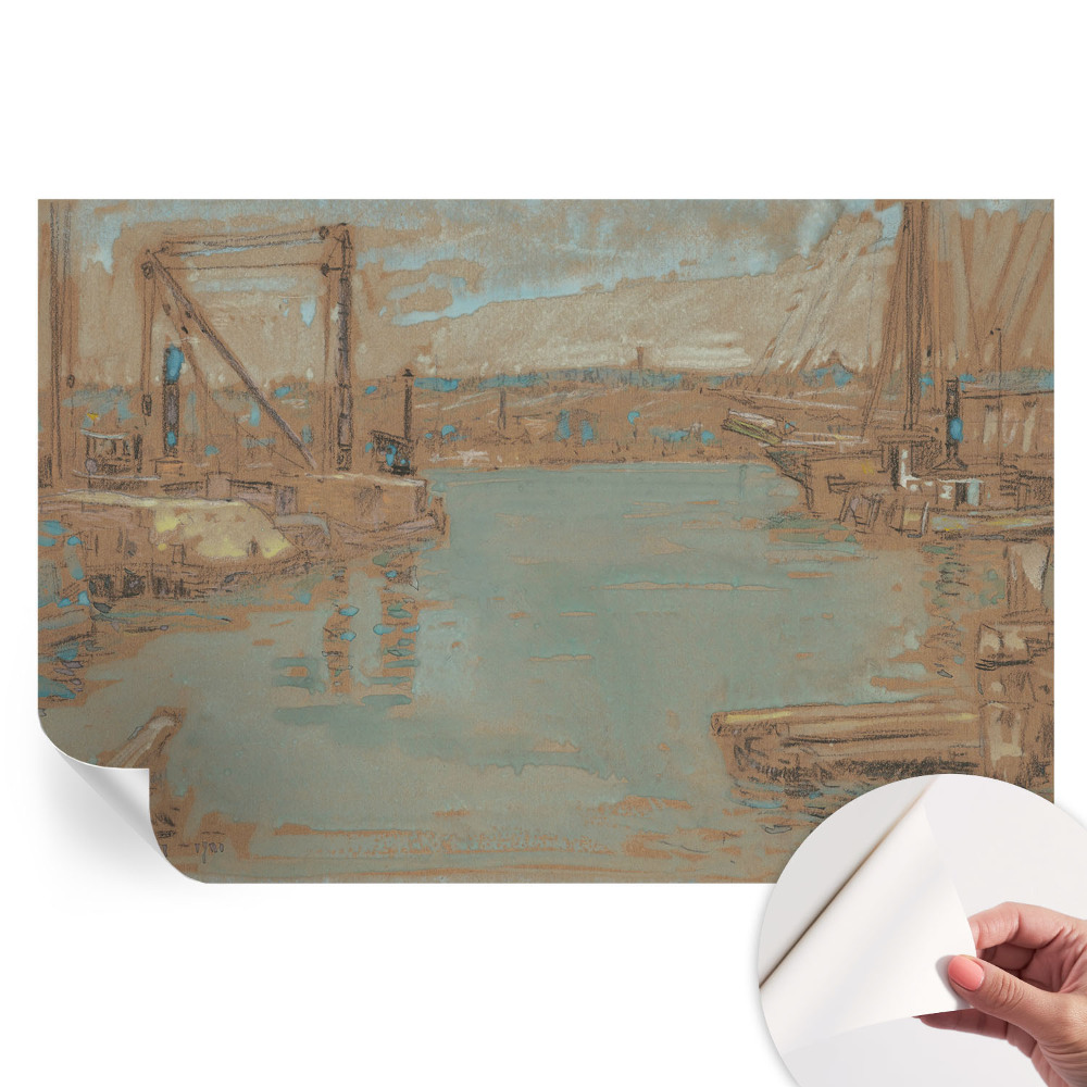 Fototapet autoadeziv pentru dormitor Vederi la port