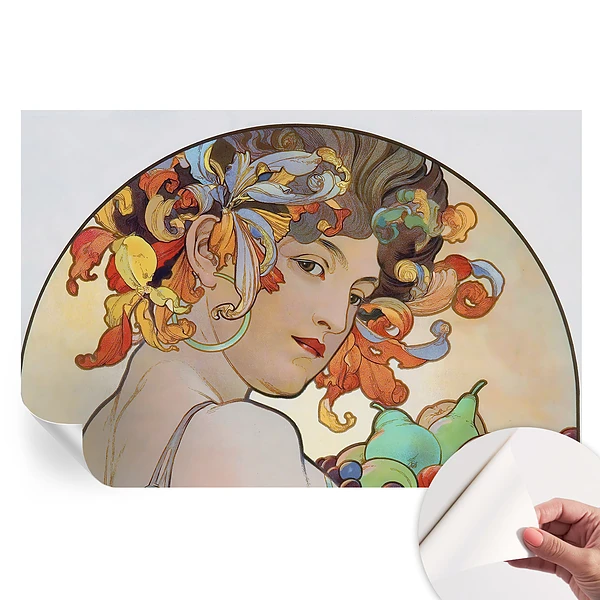 Fototapet autoadeziv model Art Nouveau colorat