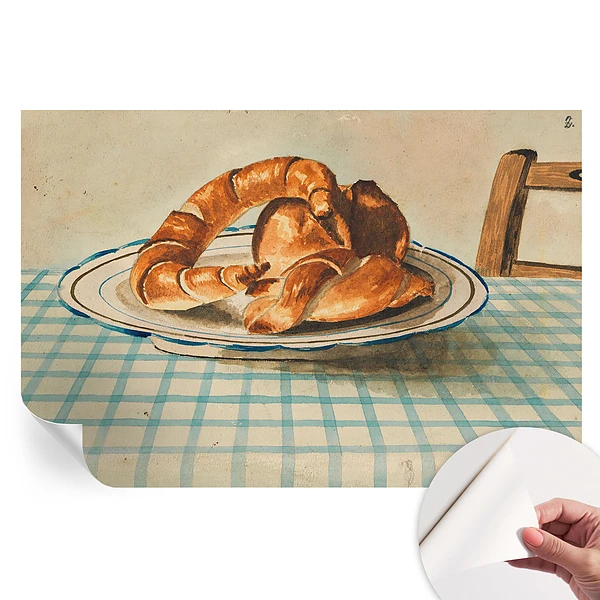 Tapet autoadeziv pentru bucătărie cu model de patiserie