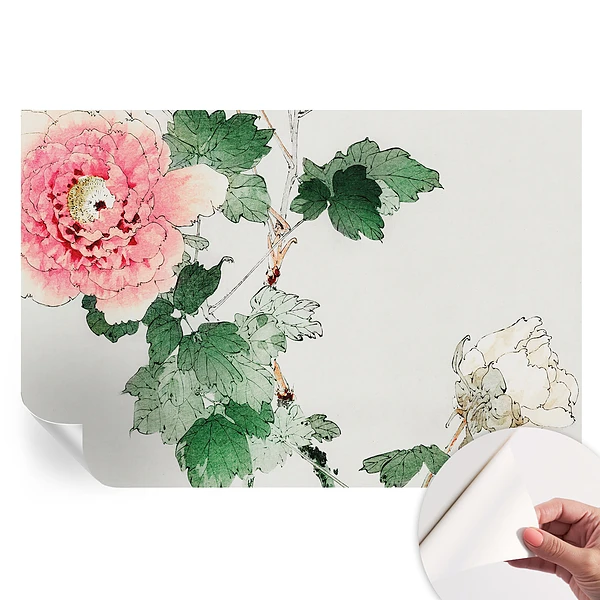 Fototapet modern pentru sufragerie Subtilitate florală