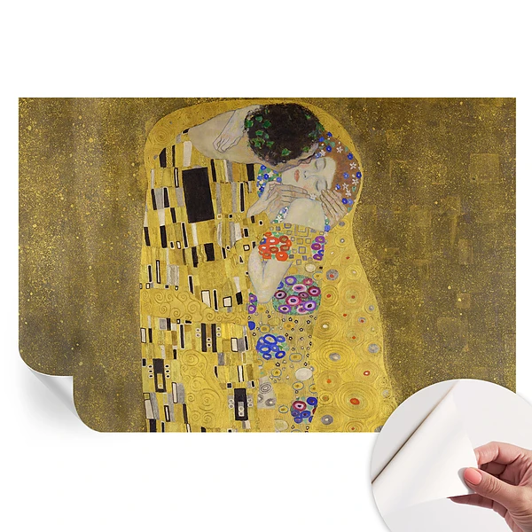 Tapet autoadeziv pentru camera de zi Cuplu Art Nouveau