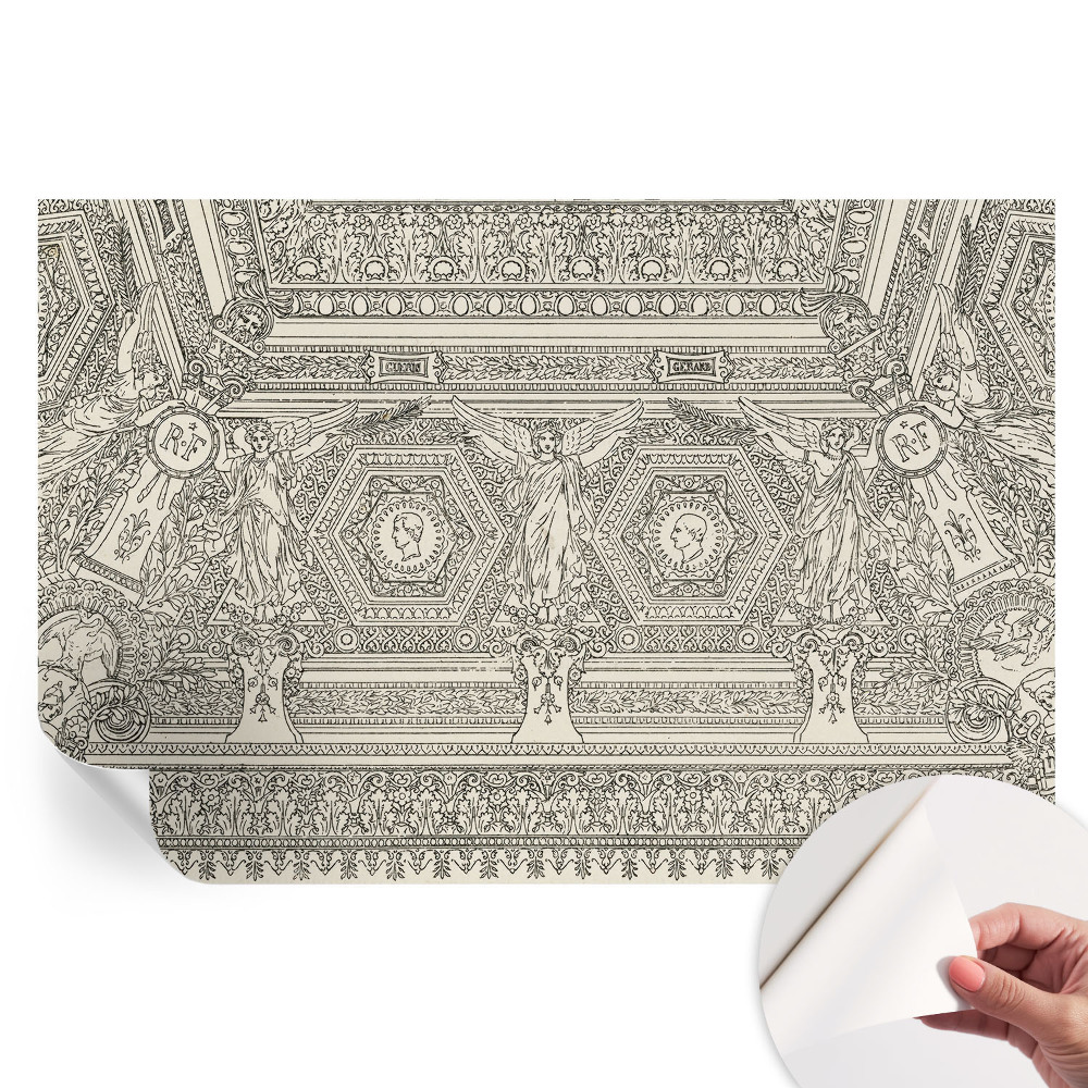 Fototapet autoadeziv pentru dormitor Ornament clasic