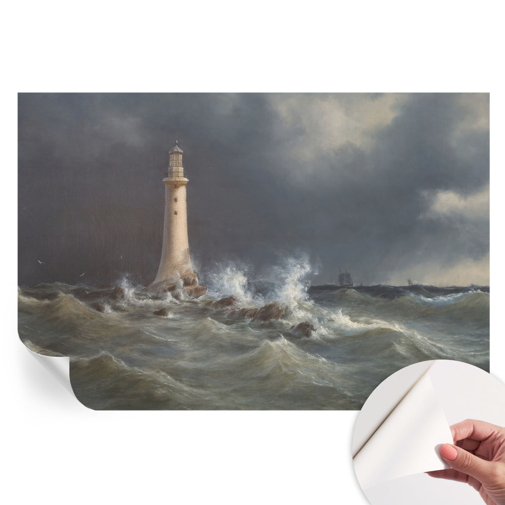 Fototapet modern pentru sufragerie Furtuni maritime