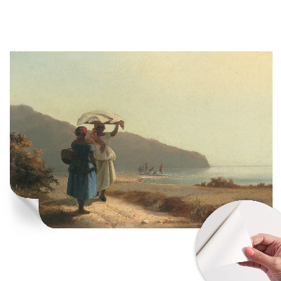 Fototapet autoadeziv O plimbare pe malul mării