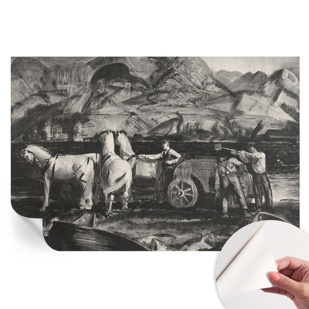 Tapet autoadeziv pentru camera de zi Scenă satului