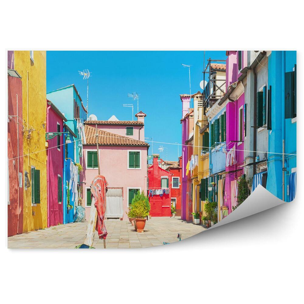 Decor fototapet Case colorate Burano oraș Veneția