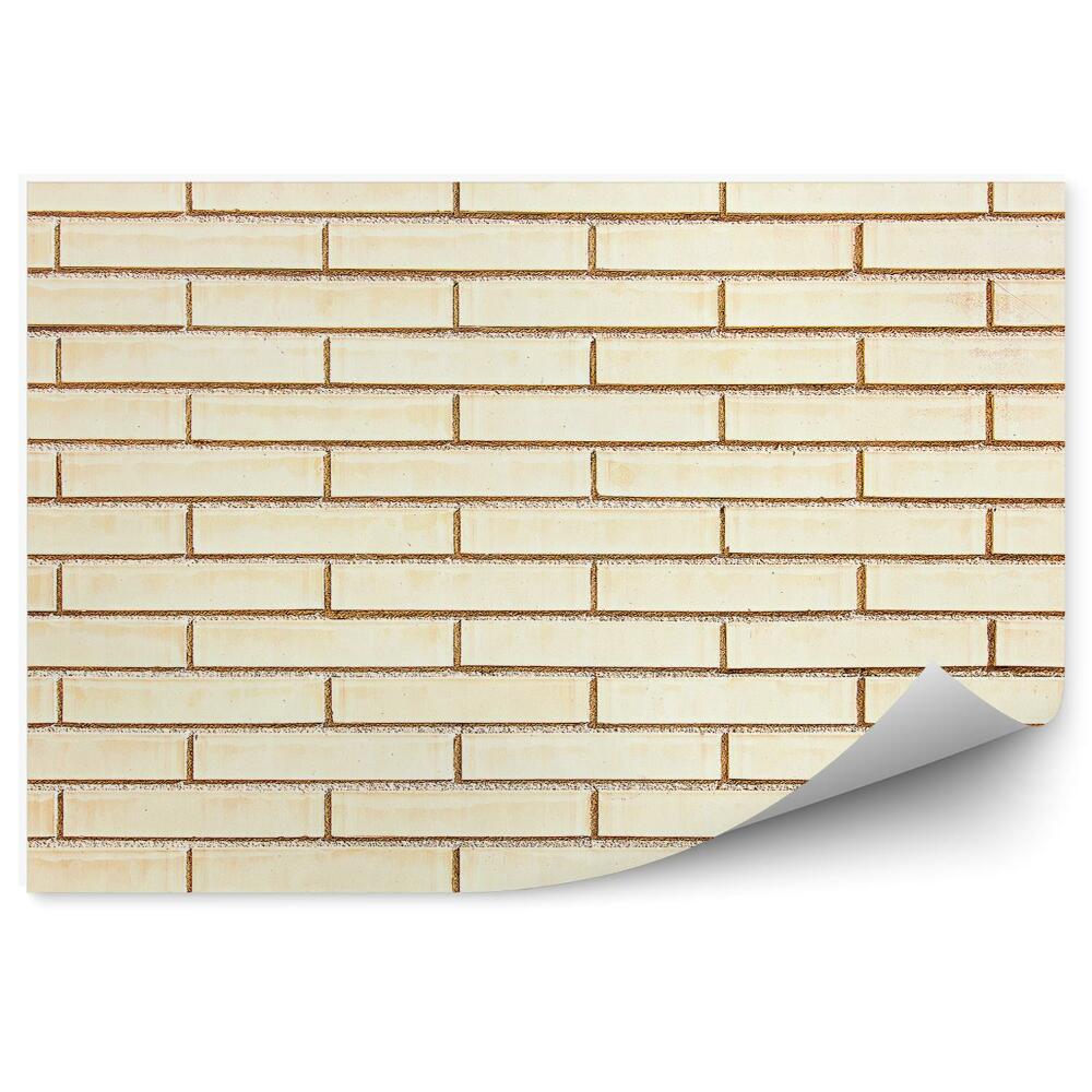 Decor fototapet Perete De Cărămidă Bej