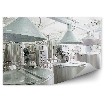 Fototapet Vagoane cisternă ale fabricii de produse lactate