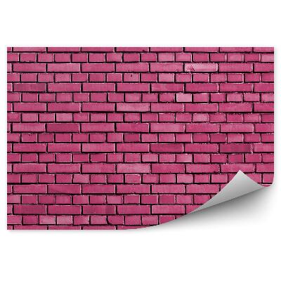 Fototapet Perete De Cărămidă Roz