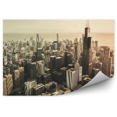 Fototapet Zgârie-Nori Ocean Cer Chicago Nori