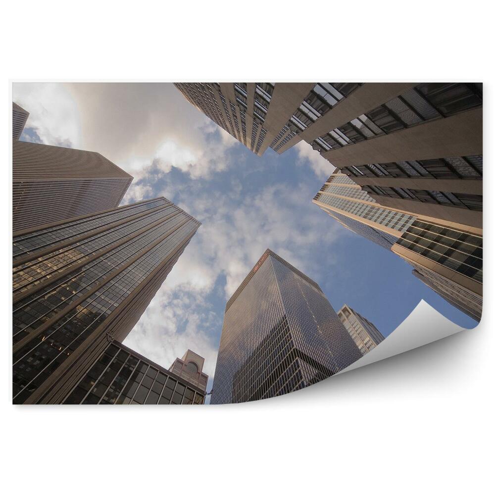 Fototapet pentru perete Zgârie-Nori Manhattan New York Nori