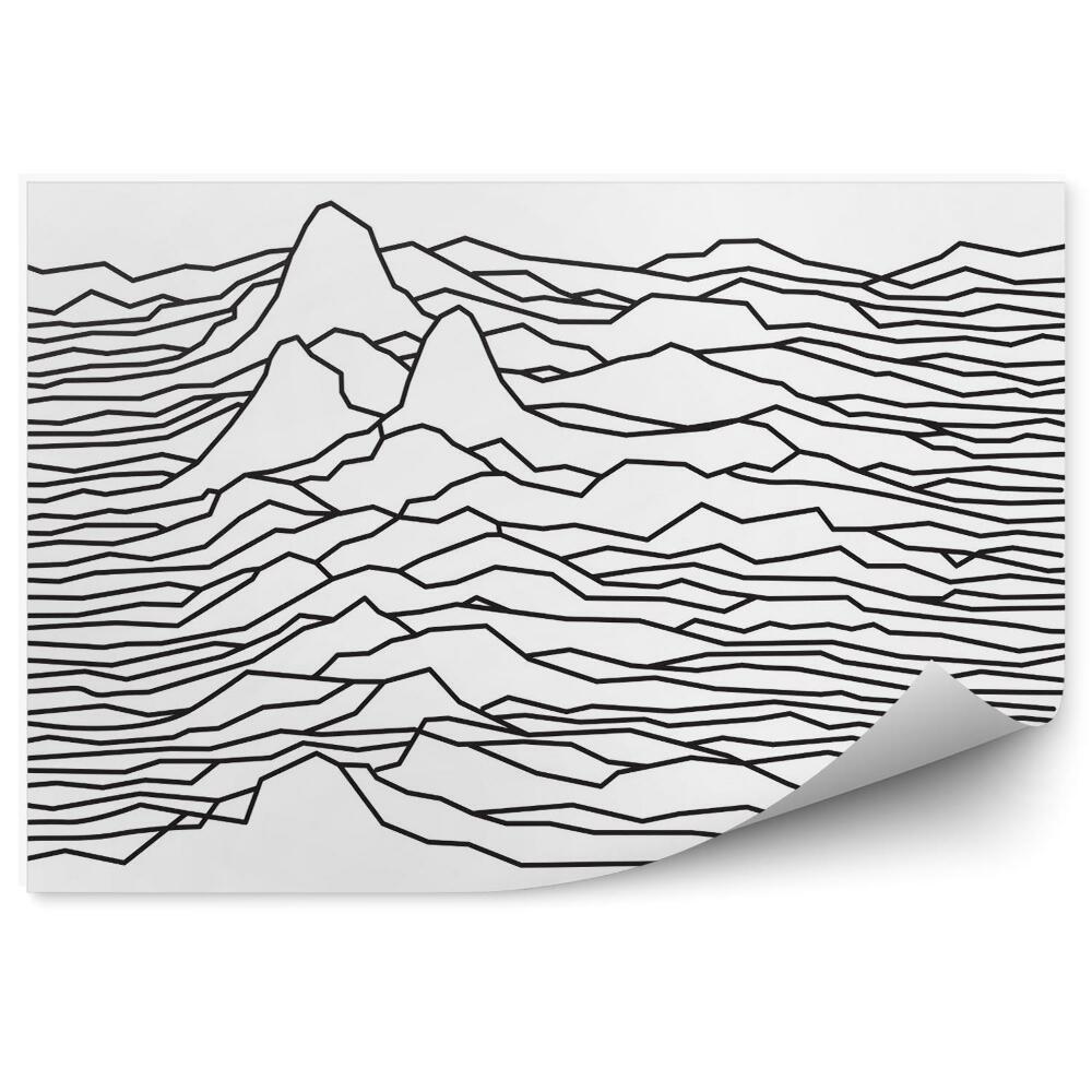 Fototapet pentru perete Ritmul valurilor, al munților