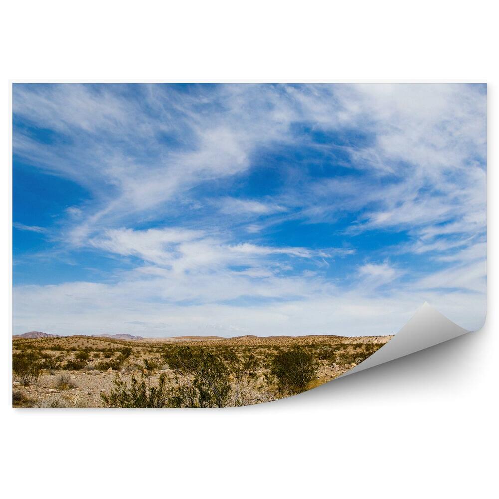 Fototapet Roci Plante Cer Nori Stânci