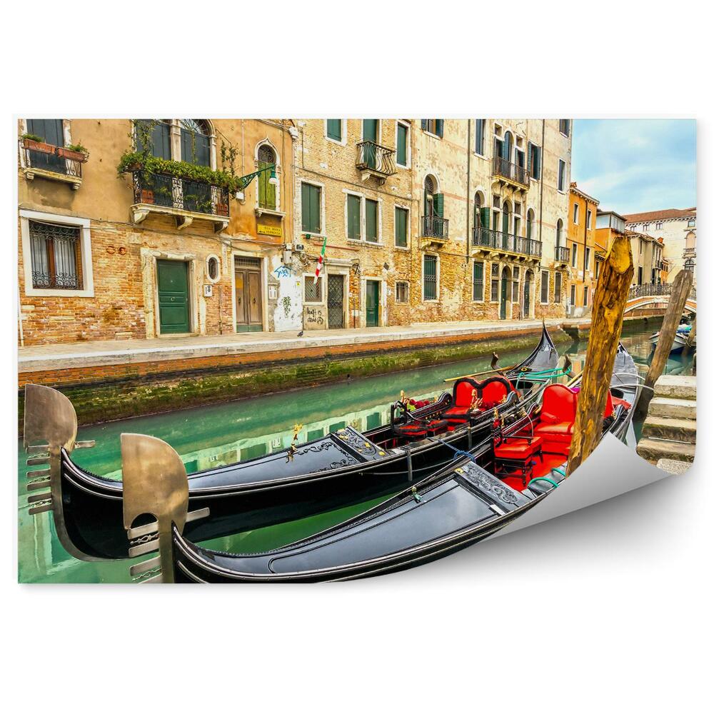 Fototapet pentru perete Gondole canal Veneția arhitectura