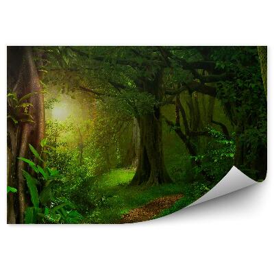 Fototapet Natura faunei sălbatice junglă copaci din Thailanda