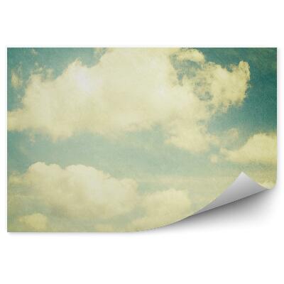 Decor fototapet Vedere Vintage Cu Nori Ai Cerului