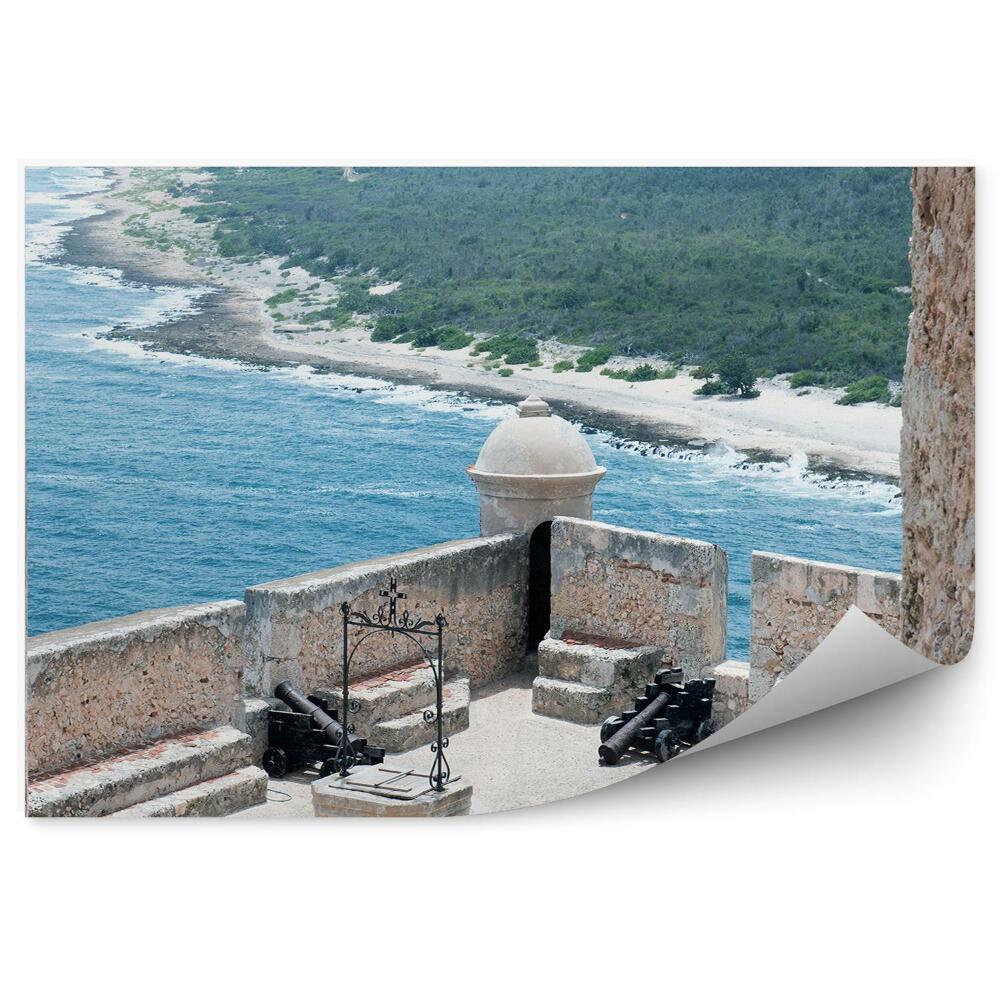 Fototapet pentru perete Peisajul malului fântânii castelului