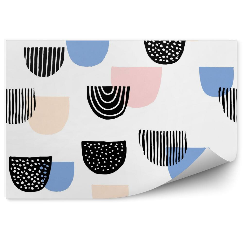 Fototapet vintage Model geometric colorat