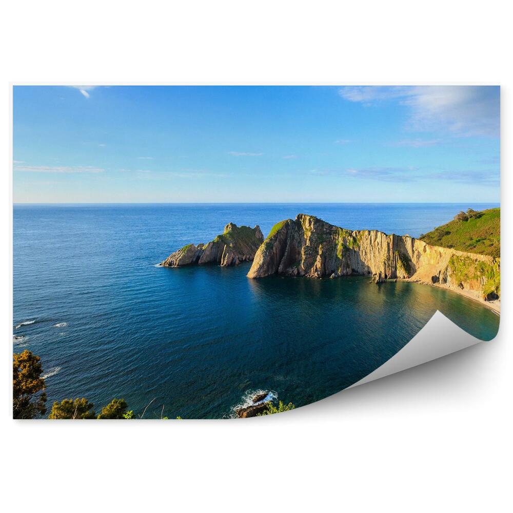 Fototapet pentru perete Asturia, Spania, plaja de la malul golfului