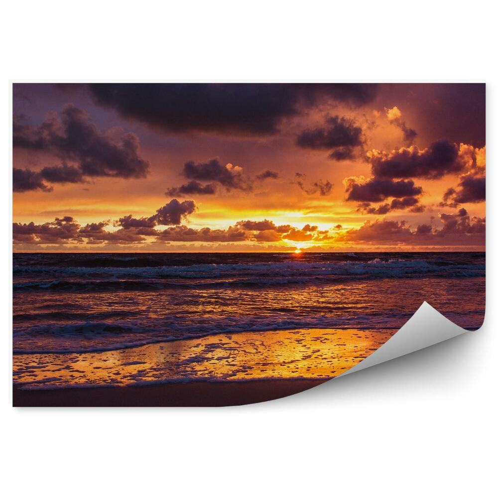 Decor fototapet Valuri De Apă Nisip De Mare