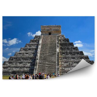 Fototapet perete Arhitectura turiștilor Templului Mexic