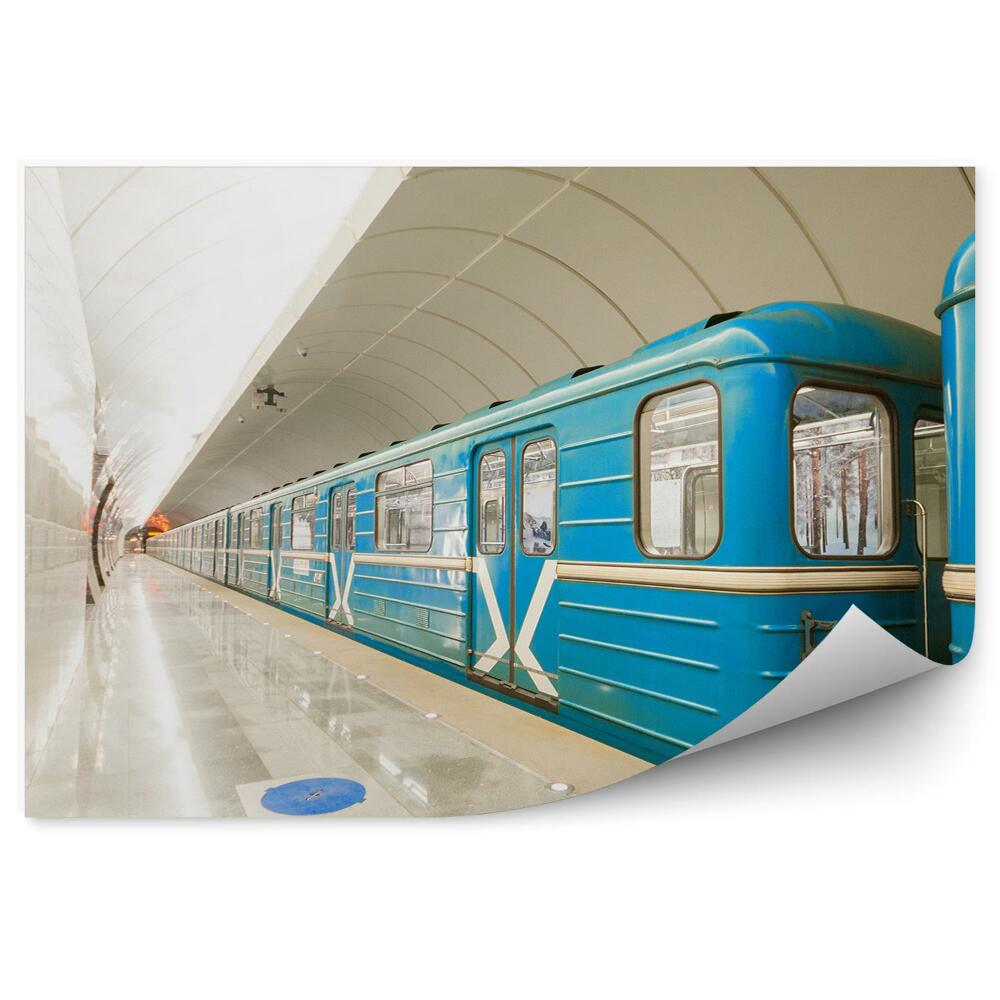 Decor fototapet Tunelul stației de metrou
